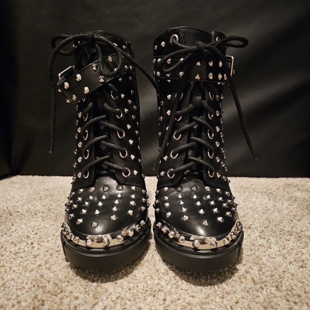Studded Chunky Boots